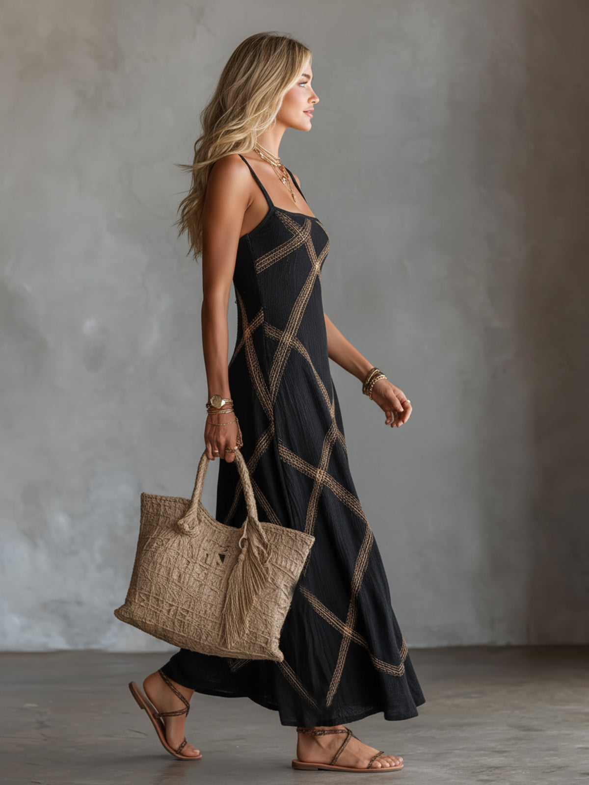 Vittoria – Vestido geométrico