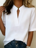 Lara | Blusa elegante con cuello en V