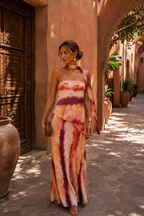 Vestido largo con escote Alicia