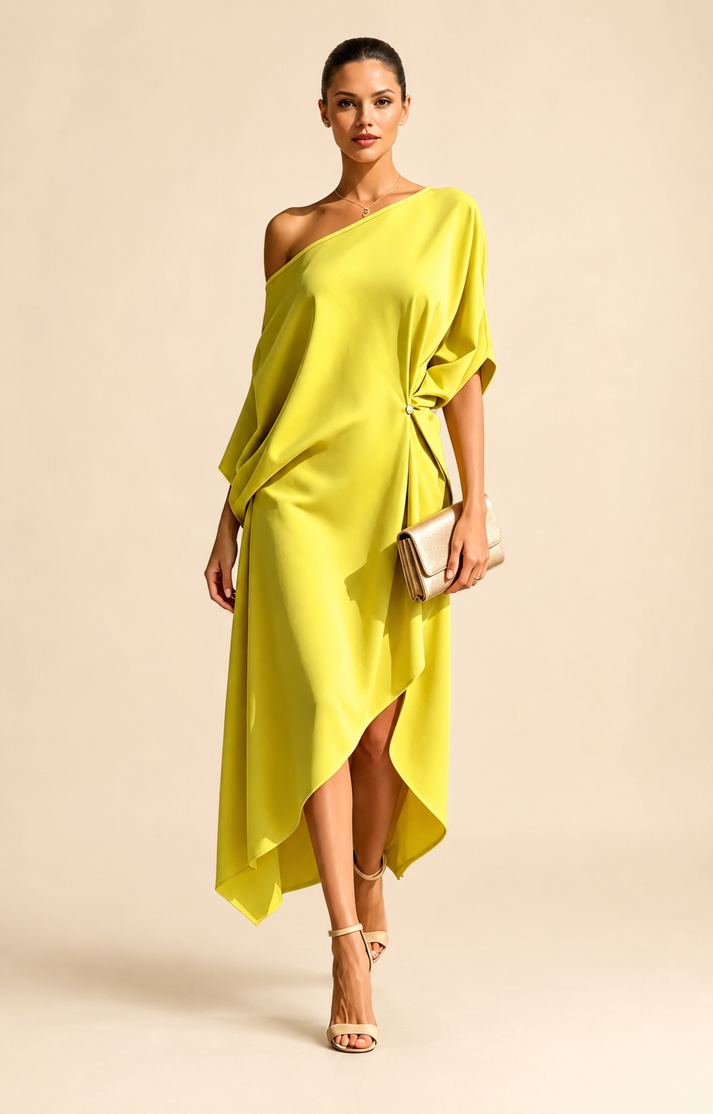 Julia – Vestido elegante asimétrico