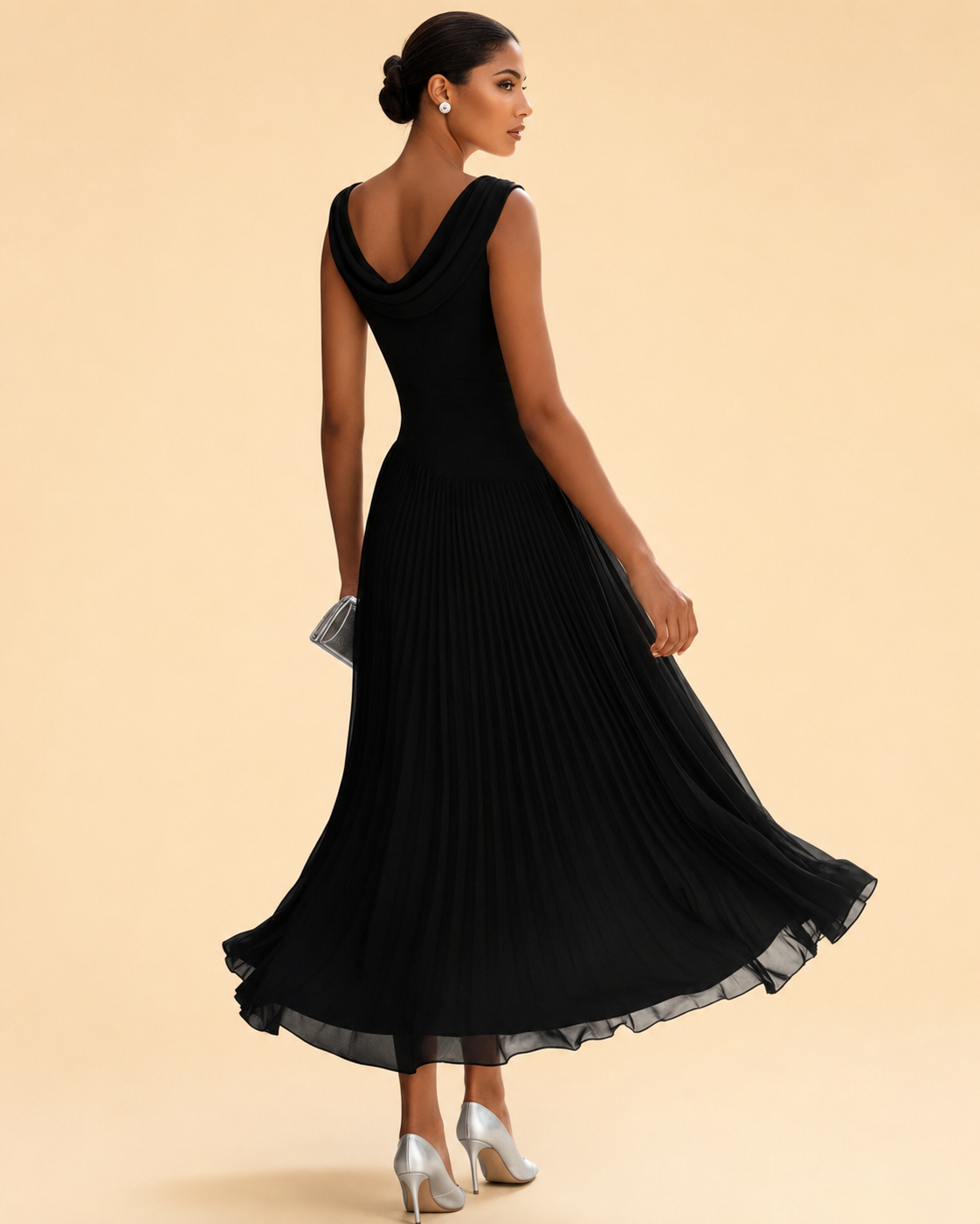 Carla | Vestido midi elegante para ceremonias