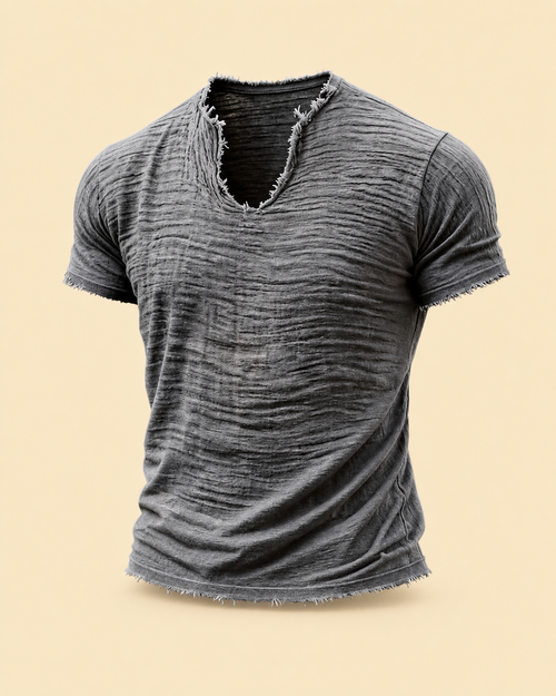 Barella | Camiseta vintage con cuello en V