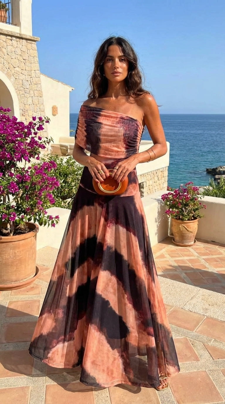 Vestido con Estampado Aroa