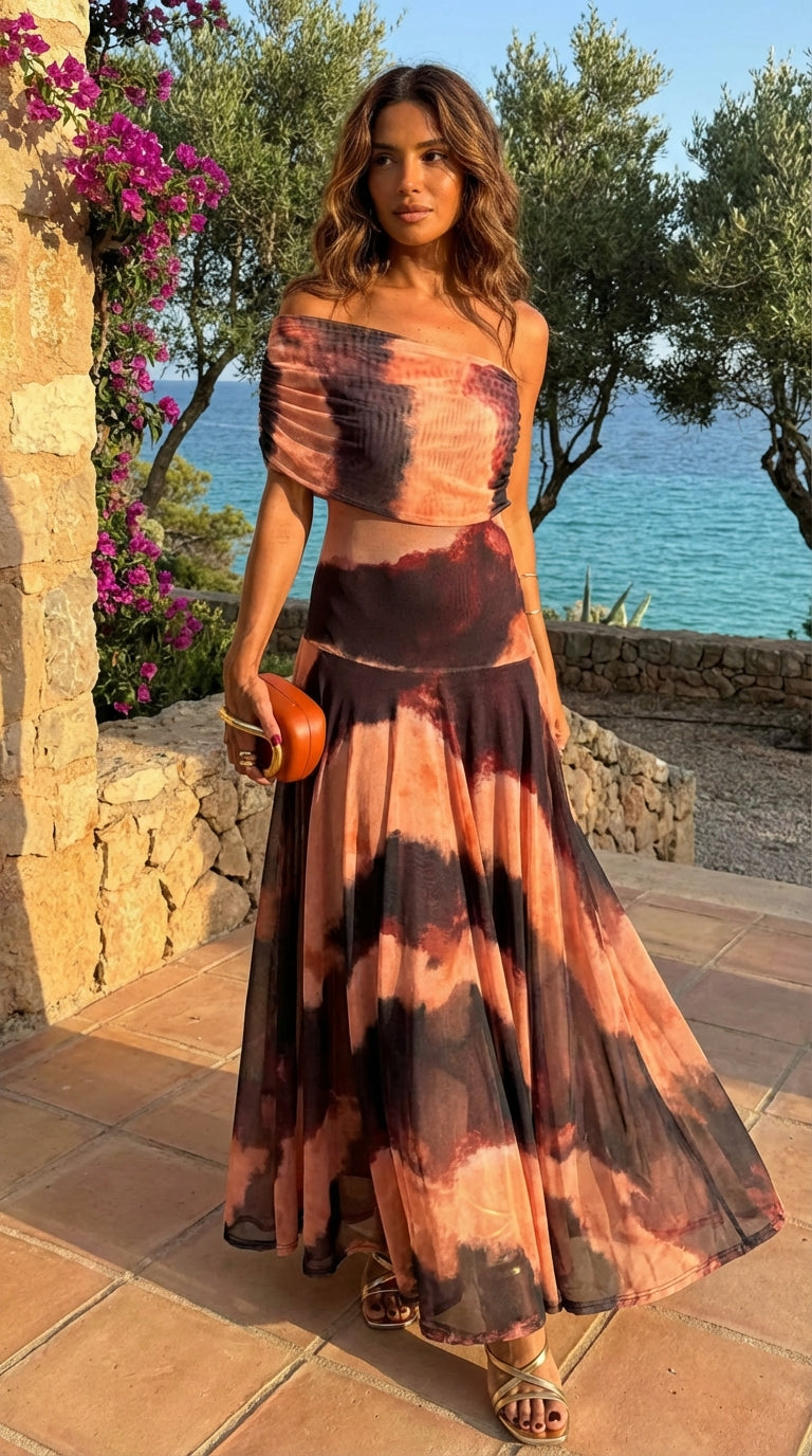 Vestido con Estampado Aroa