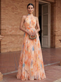 Vestido de Cuello Halter Aurora