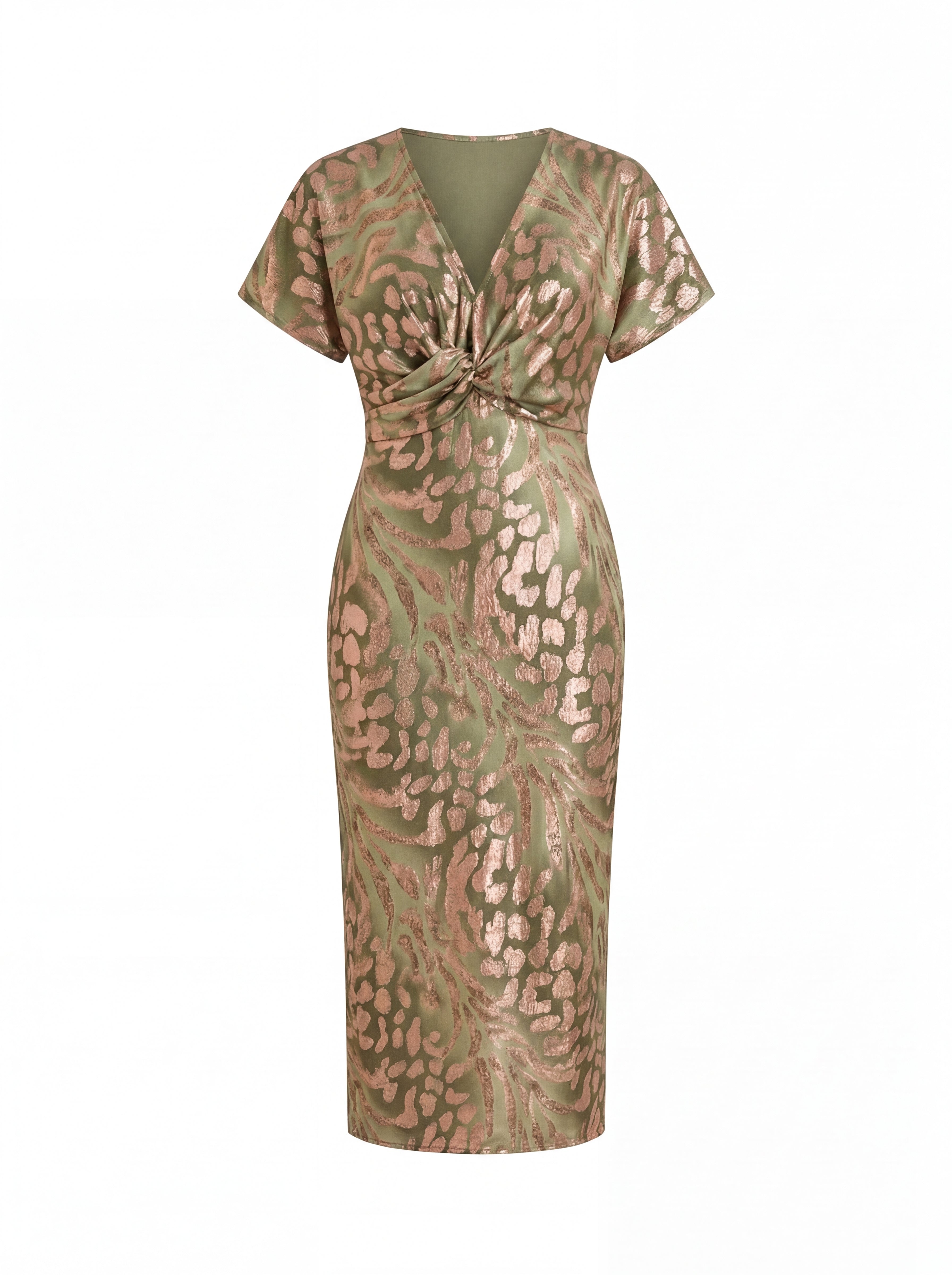Vestido midi efecto estilizador Martina