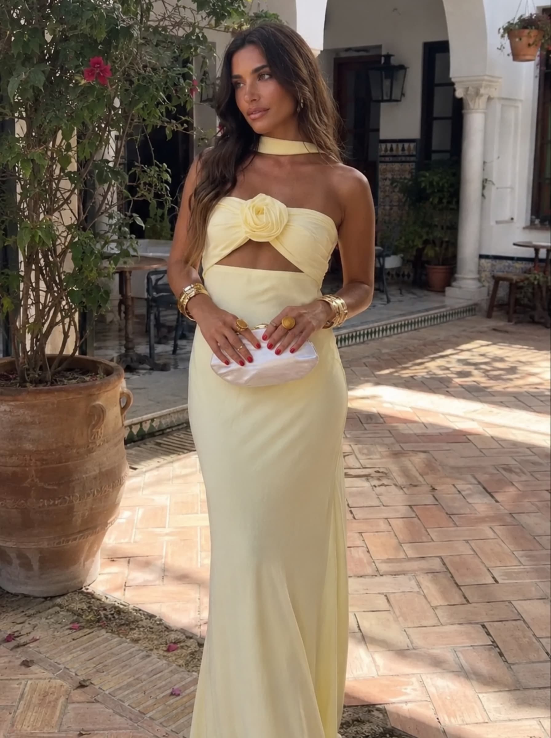 Vestido Maxi Halter Victoria
