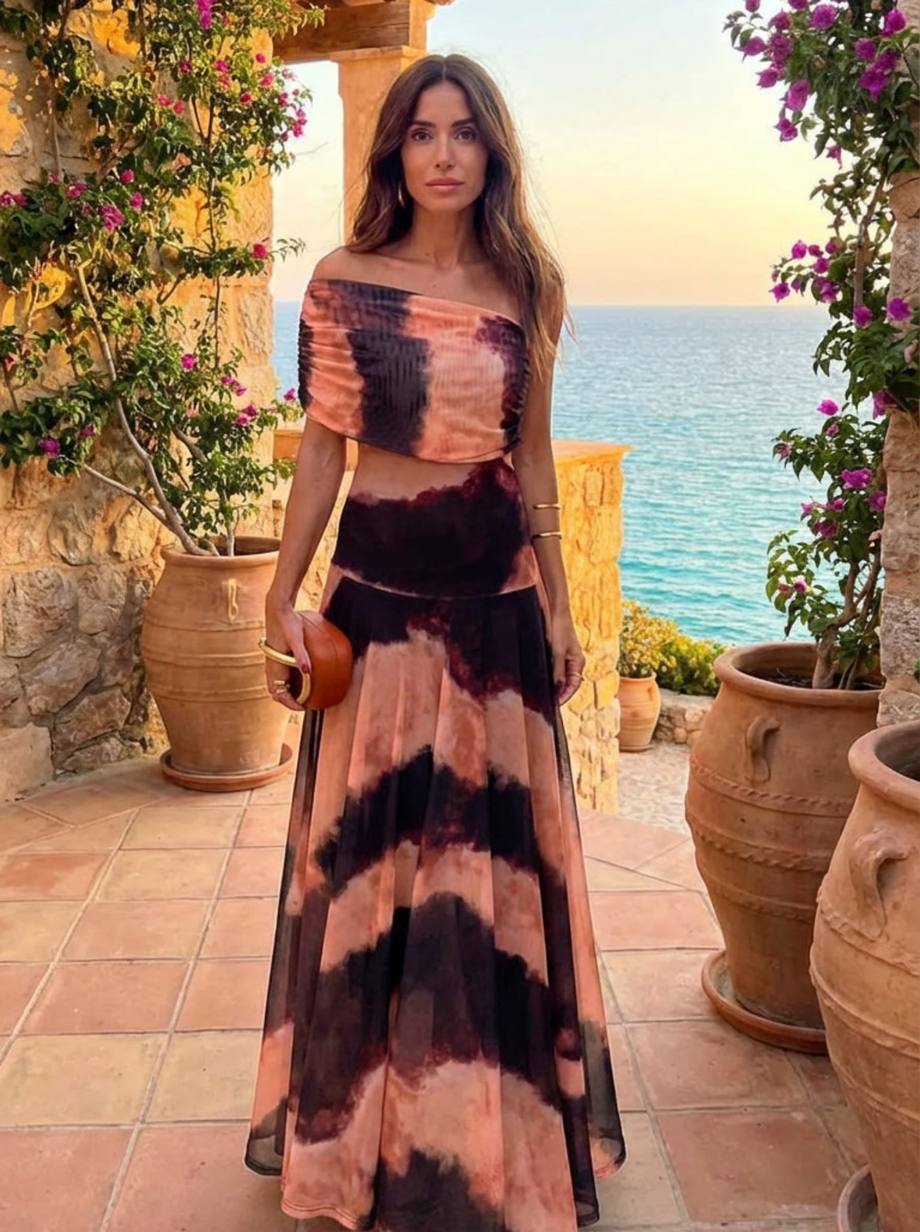 Vestido con Estampado Aroa
