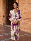 Vestido midi cuello en V Adriana