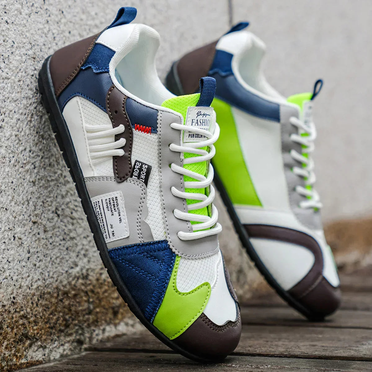 GIOVANNI | Zapatillas retro coloridas