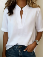 Lara | Blusa elegante con cuello en V