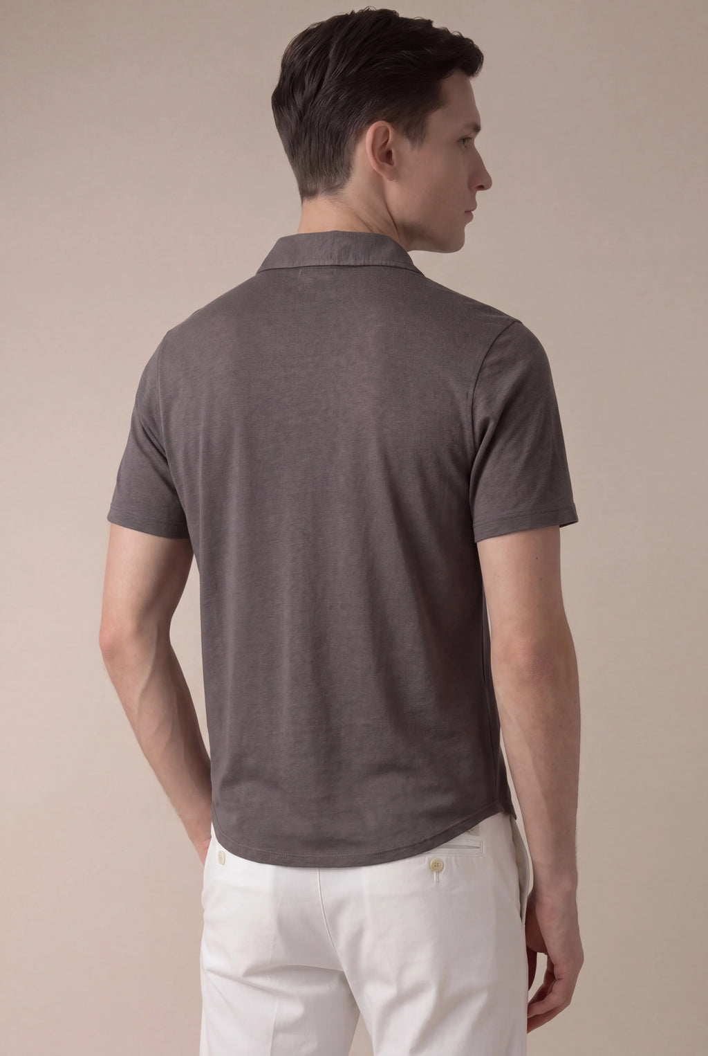 Ponza — Camiseta de lino con dos botones