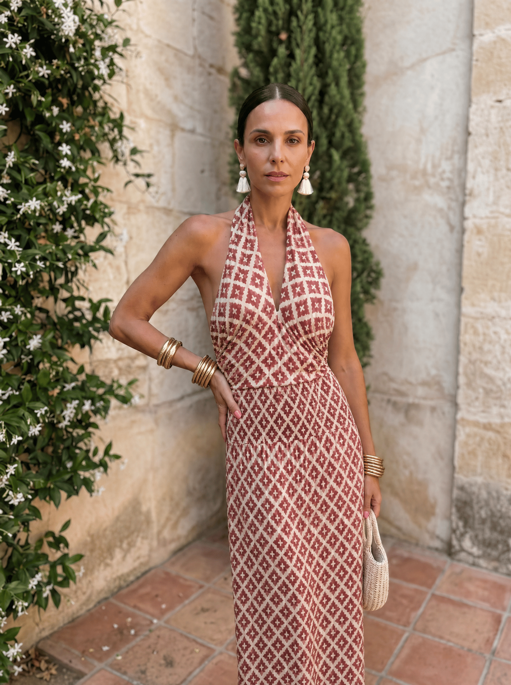 Vestido hombros descubiertos Siena