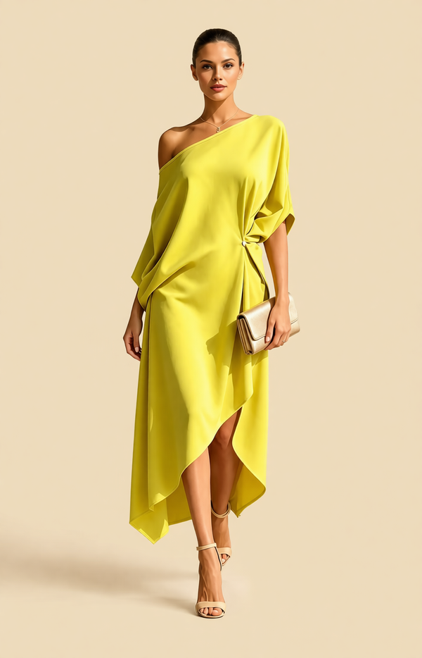 Julia | Vestido elegante asimétrico